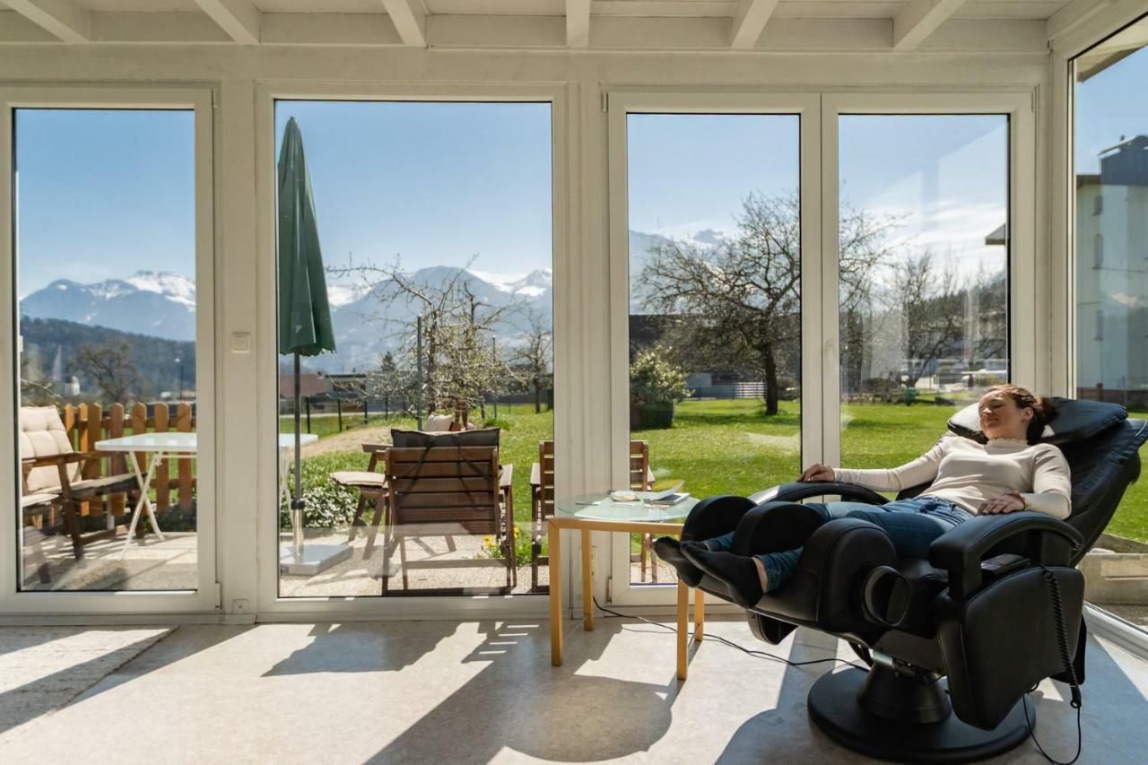 Ferienwohnung Metzler - Blick Auf Die Berge Göfis Extérieur photo